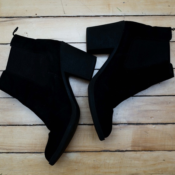 H&M Shoes - H&M Black Suede Booties